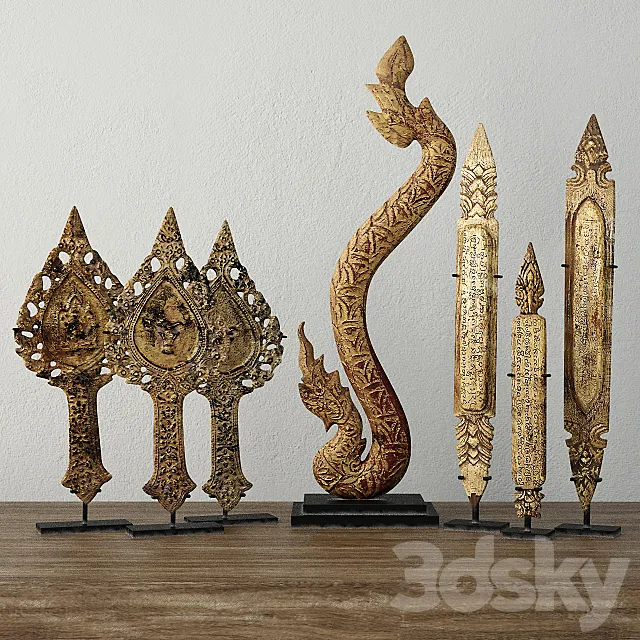 19th-C. Thai Decoration 3DModel 19th-C. Thai Decoration 3DModel