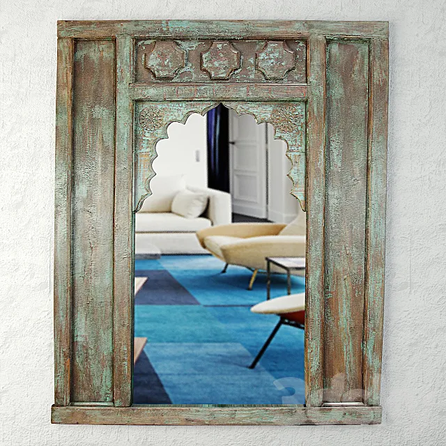 19th-C. Turkish Mirror 3DModel