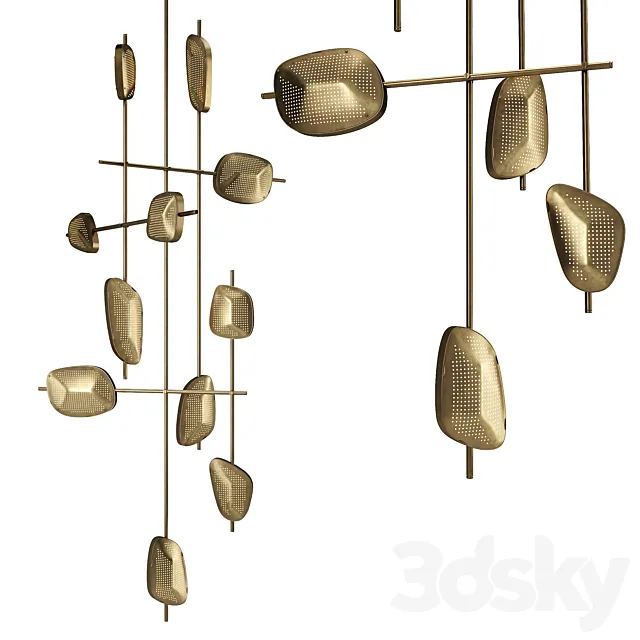 1st Dibs Candelera 03 Hanging Lamp 3DModel 1st Dibs Candelera 03 Hanging Lamp 3DModel