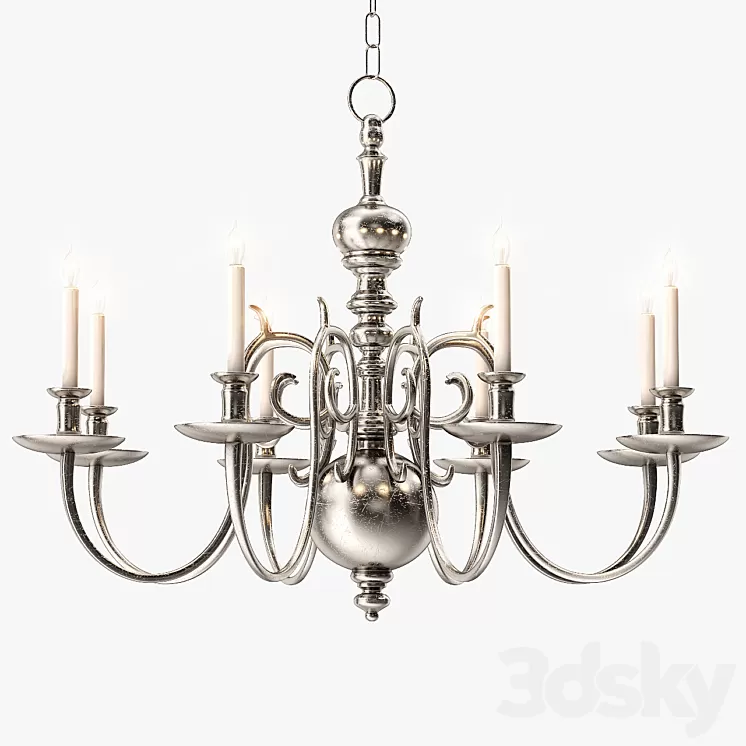 1stdibs 18th Century Style Two Tier Chandelier 3D Model 1stdibs 18th Century Style Two Tier Chandelier 3D Model