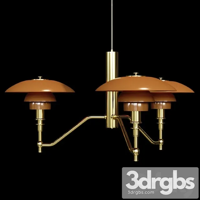 2 academy ceiling lamp gold amber glass 3D Model Download 2 academy ceiling lamp gold amber glass 3D Model Download