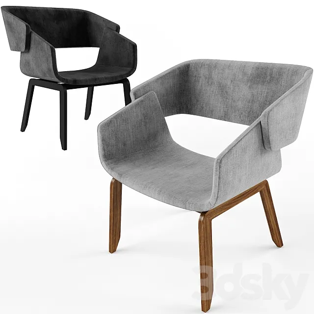 2 Chair CX 3D Model 2 Chair CX 3D Model