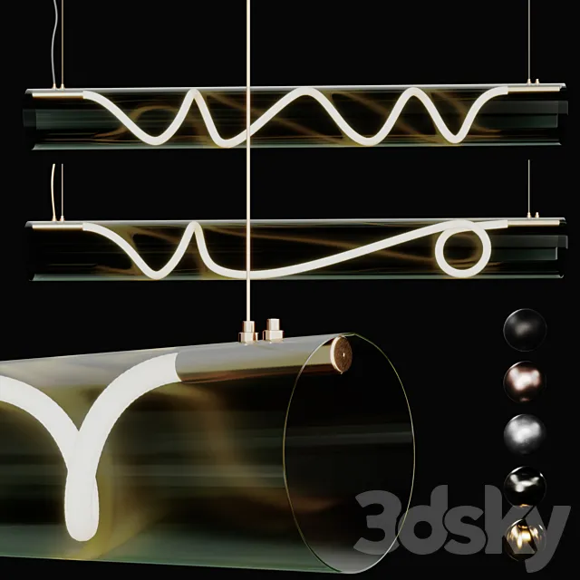 2 Luke Lamp Pendant light (Vessel Suspension_5ft) | 2lights | | 5mat | 3D Model 2 Luke Lamp Pendant light (Vessel Suspension_5ft) | 2lights | | 5mat | 3D Model
