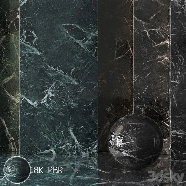2 Marble Material 8K (Seamless Tileable) DrCG No 72 3D Model