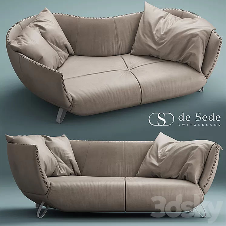 2 Sofa desede DS-102 3D Model