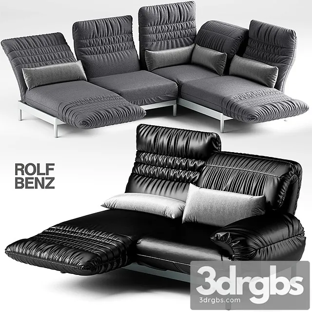 2 Sofa Rolf Benz Plura 3D Model Download 2 Sofa Rolf Benz Plura 3D Model Download