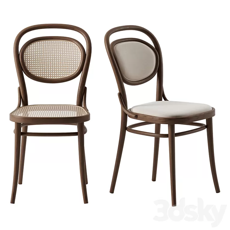 20 chair by TON 3D Model 20 chair by TON 3D Model