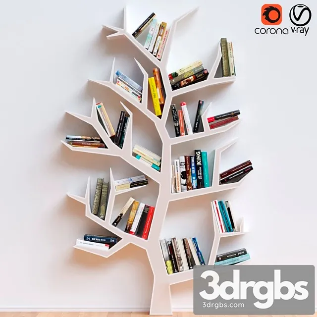 20 Wood Shelf 3D Model Download