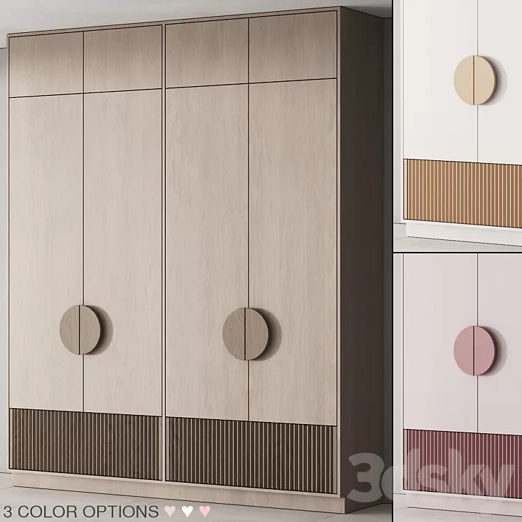 200 furniture for children 02 cupboard in 3 options 01 3D Model Free Download 200 furniture for children 02 cupboard in 3 options 01 3D Model Free Download