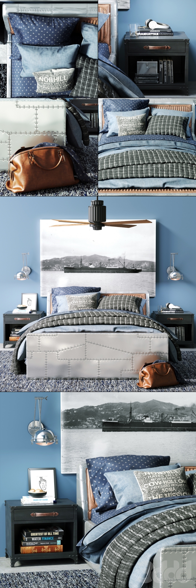 3DSKY MODELS – BED 3D MODELS – BED 1 – No.078