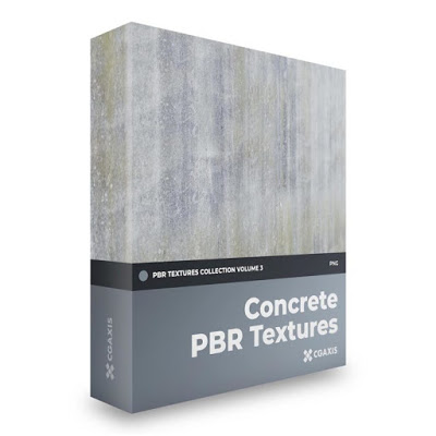 TEXTURES – CGAxis PBR Colection Vol 3 Concrete GRATIS