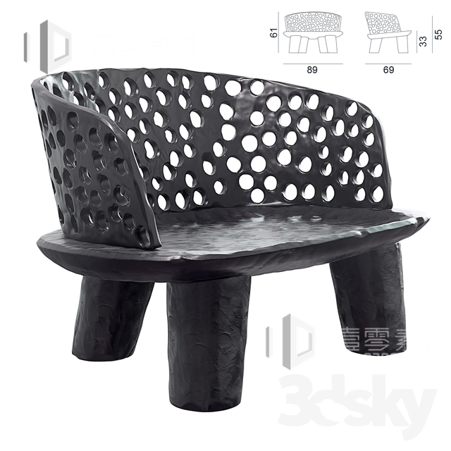 3DSKY MODELS – CHAIR & ARMCHAIR – VOL.06 – No.005 3DSKY MODELS – CHAIR & ARMCHAIR – VOL.06 – No.005