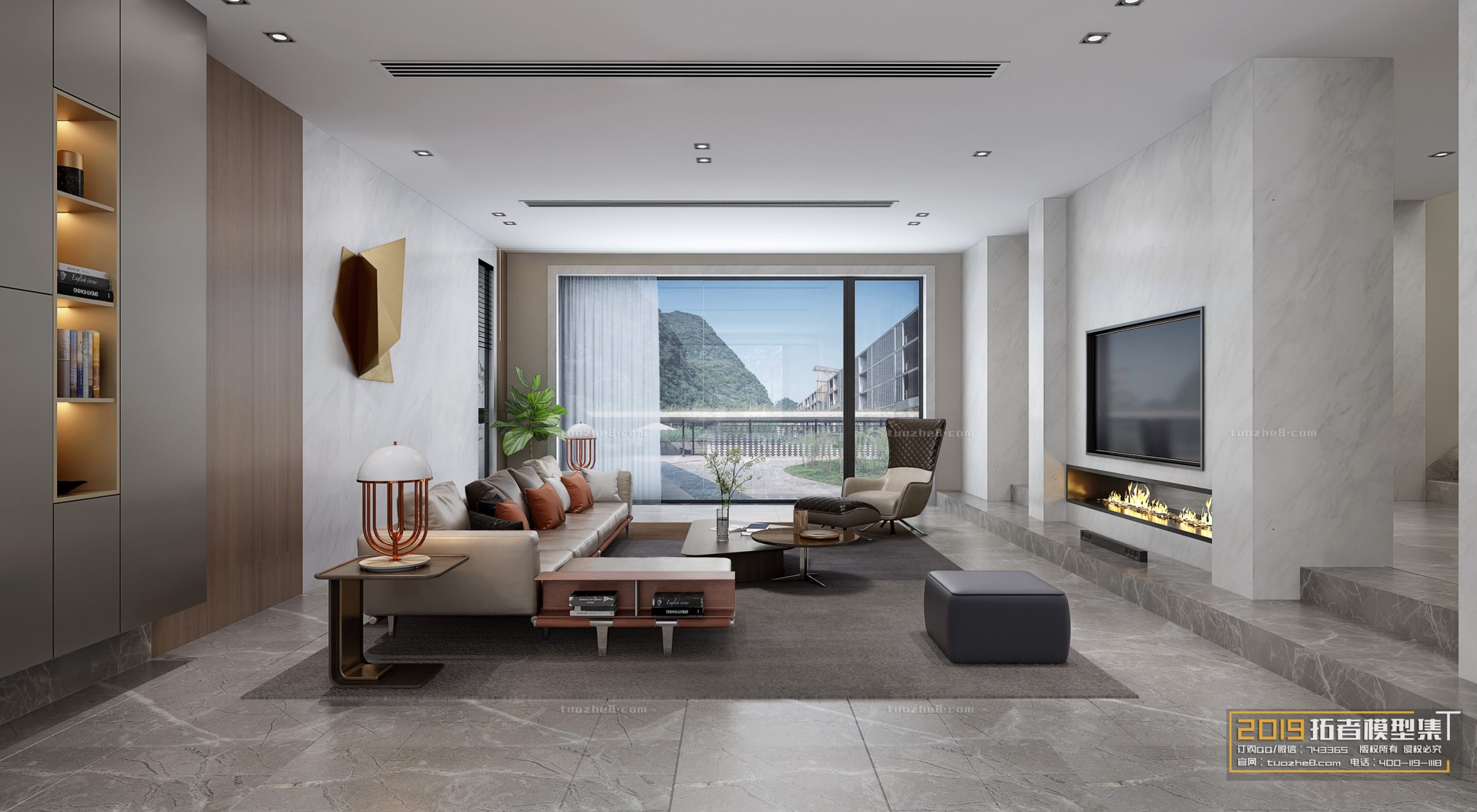 LIVING ROOM – MODERN STYLE – VOL.19 – No.048 LIVING ROOM – MODERN STYLE – VOL.19 – No.048