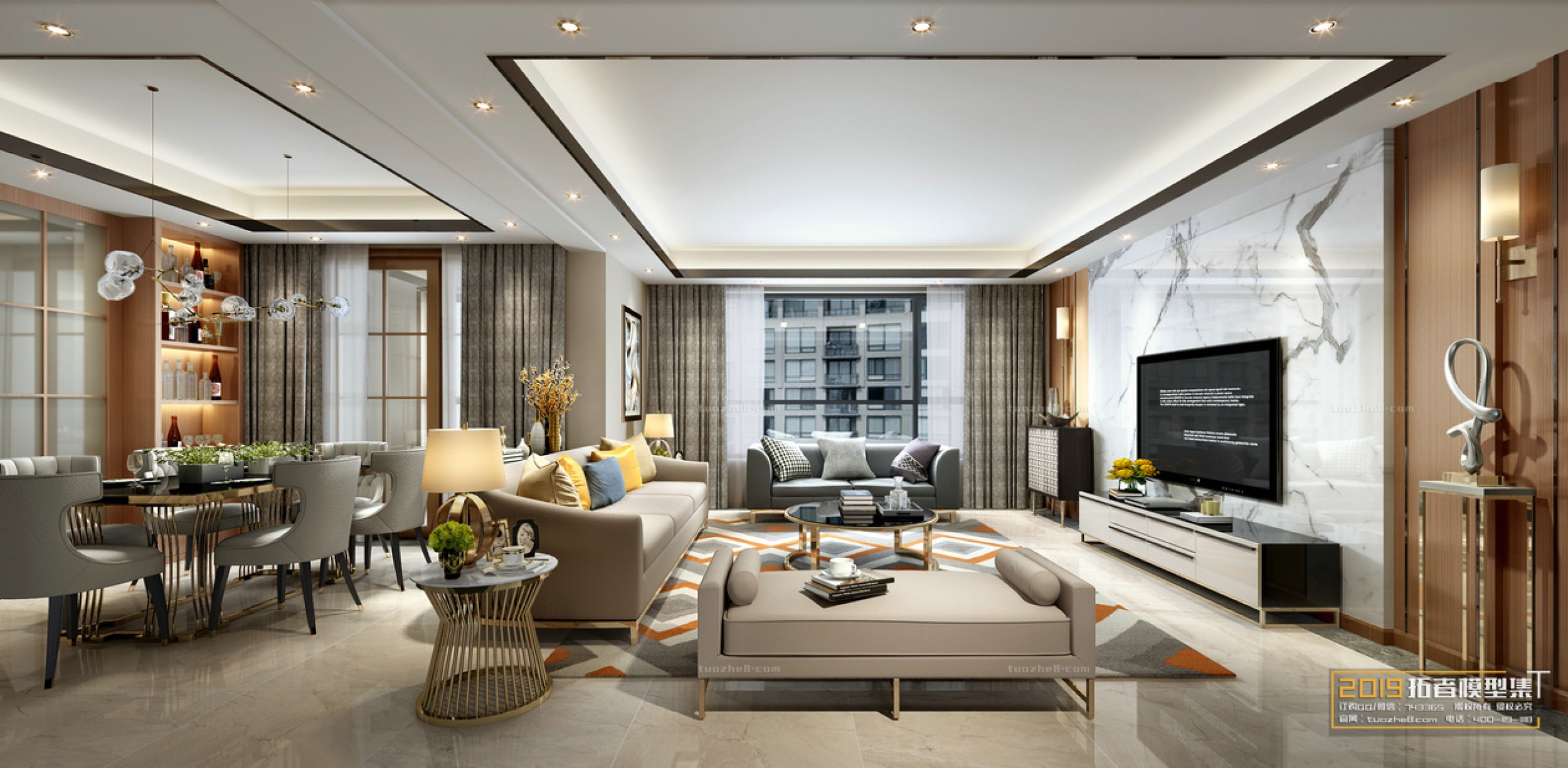 LIVING ROOM – MODERN STYLE – VOL.19 – No.061 LIVING ROOM – MODERN STYLE – VOL.19 – No.061