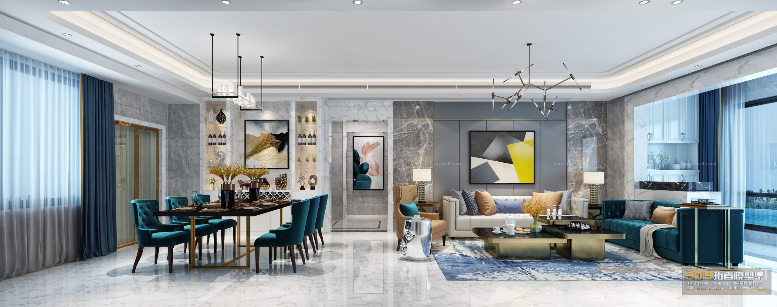 LIVING ROOM – MODERN STYLE – VOL.19 – No.063 LIVING ROOM – MODERN STYLE – VOL.19 – No.063