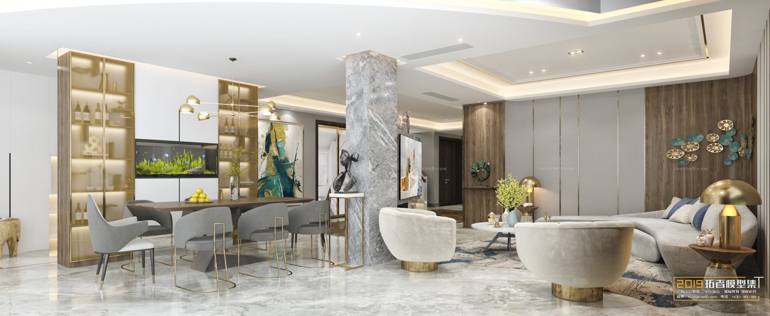 LIVING ROOM – MODERN STYLE – VOL.19 – No.064 LIVING ROOM – MODERN STYLE – VOL.19 – No.064