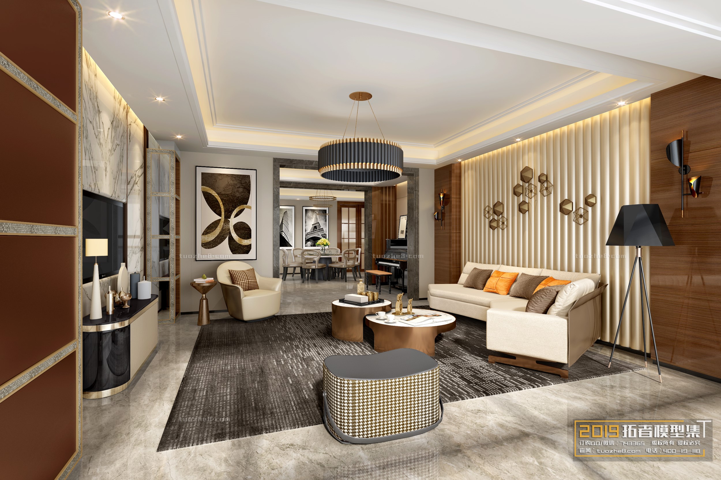 LIVING ROOM – MODERN STYLE – VOL.19 – No.071 LIVING ROOM – MODERN STYLE – VOL.19 – No.071