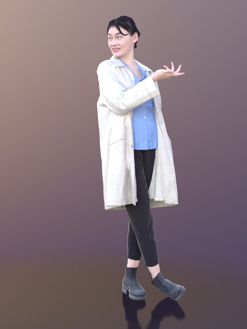 3DSKY FREE – HUMAN 3D – MEDICAL STAFF – No.002