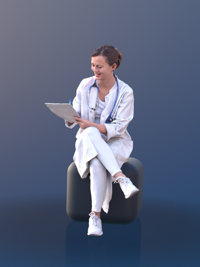 3DSKY FREE – HUMAN 3D – MEDICAL STAFF – No.009