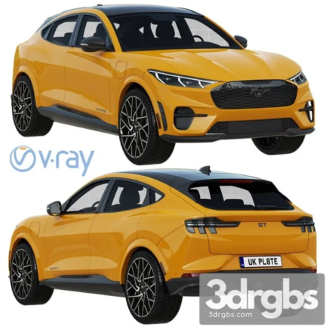 2021 Ford Mustang Mach E GT 1 3D Model Download