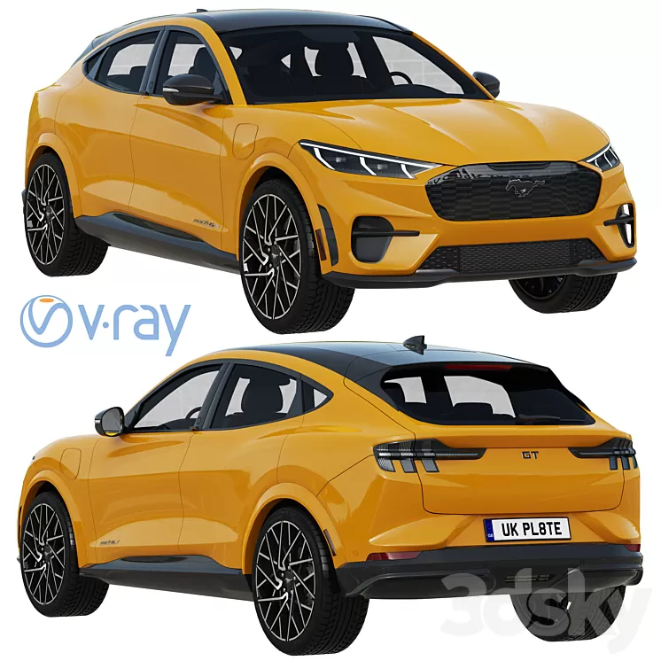 2021 Ford Mustang MACH-E GT 3D Model