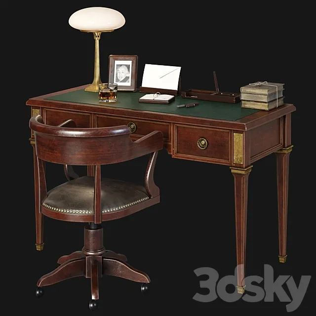 20th Century Writing desk 3DModel