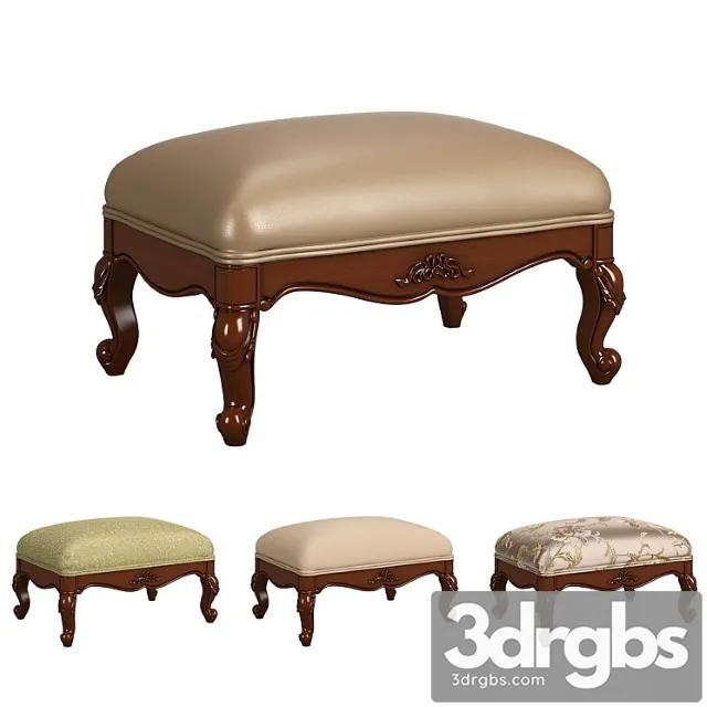 230 1 Carpenter Casual Chair Foot Stool 683x483x305 3D Model Download