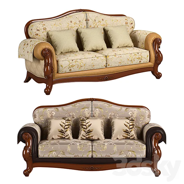 230_1_Carpenter_Sofa_C_3_seats_2280x974x1020 3D Model