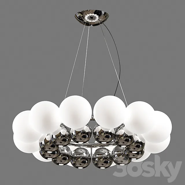 24 Pearls Pendant by Vistosi 3DModel