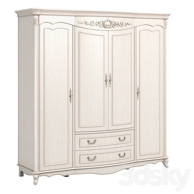 2509100_230_Carpenter_Wardrope_4_D_2130x675x2150 3D Model