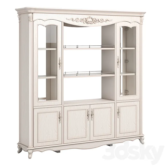 2517700_230_Carpenter_Double_face_cabinet_2130x530x2150 3D Model