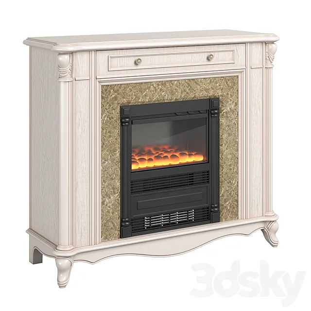 2551100_230_Carpenter_Fireplace_cabinet_1200x421x1032 3D Model