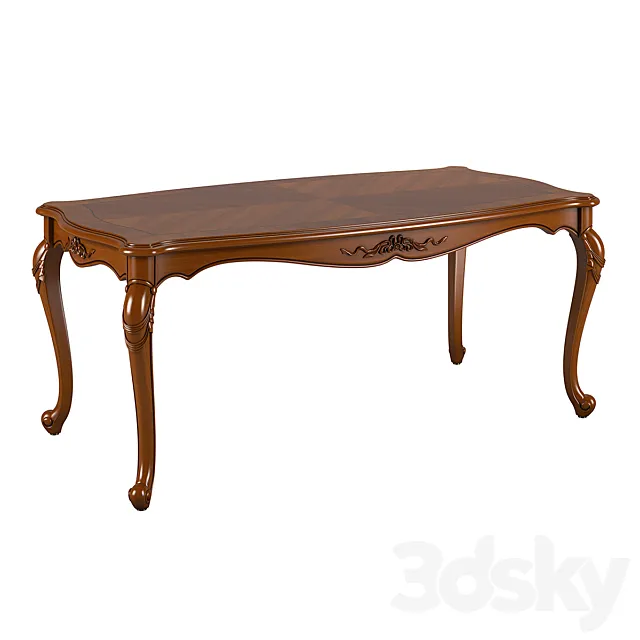 2600100_230_1_Carpenter_Long_dining_table_1800x950x760 3D Model