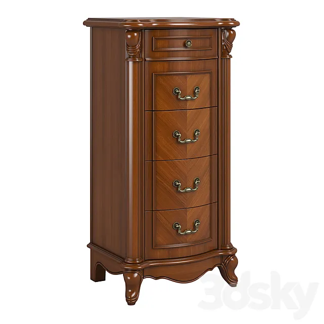 2610300_230_1_Carpenter_Small_5_drawer_cabinet_550x450x1090 3D Model 2610300_230_1_Carpenter_Small_5_drawer_cabinet_550x450x1090 3D Model