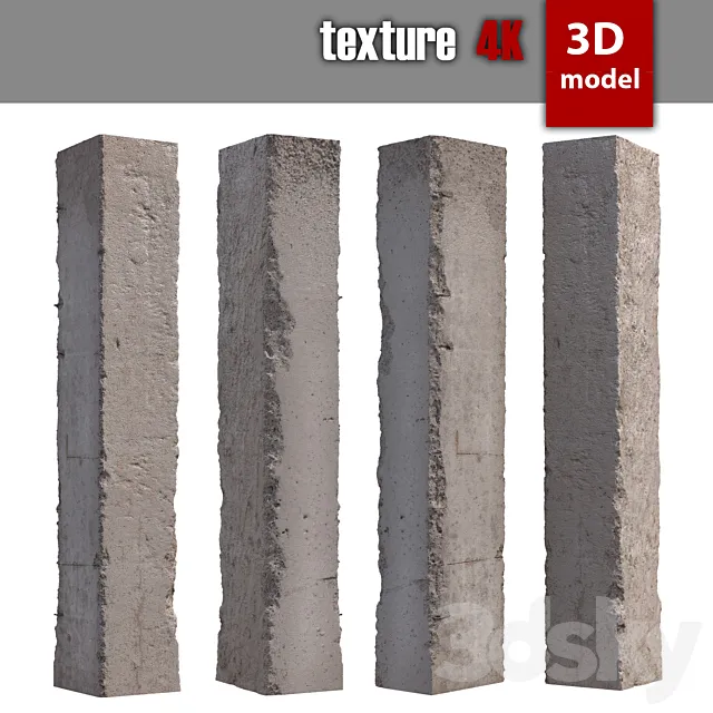 262 Column 3D Model 262 Column 3D Model