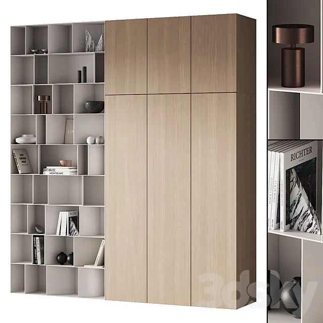263 cabinet furniture 13 modular wardrobe cupboard 09 3DModel