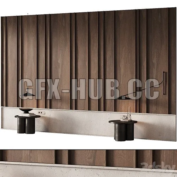 268 Wall Composition 10 3D Model 268 Wall Composition 10 3D Model