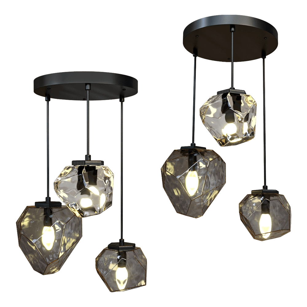 2К Светомастерская – Pendant lamp CRYSTAL 011 3D Model