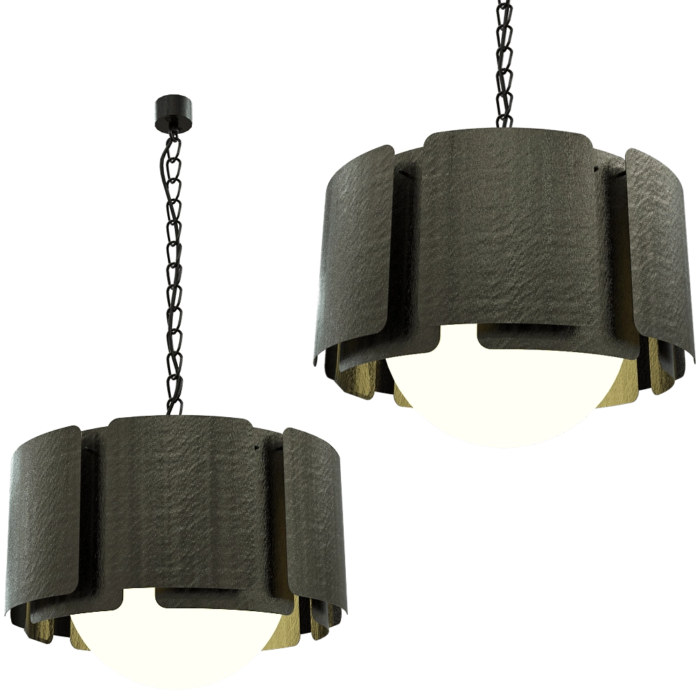 2К Светомастерская – Pendant lamp FERRUM 011 3D Model