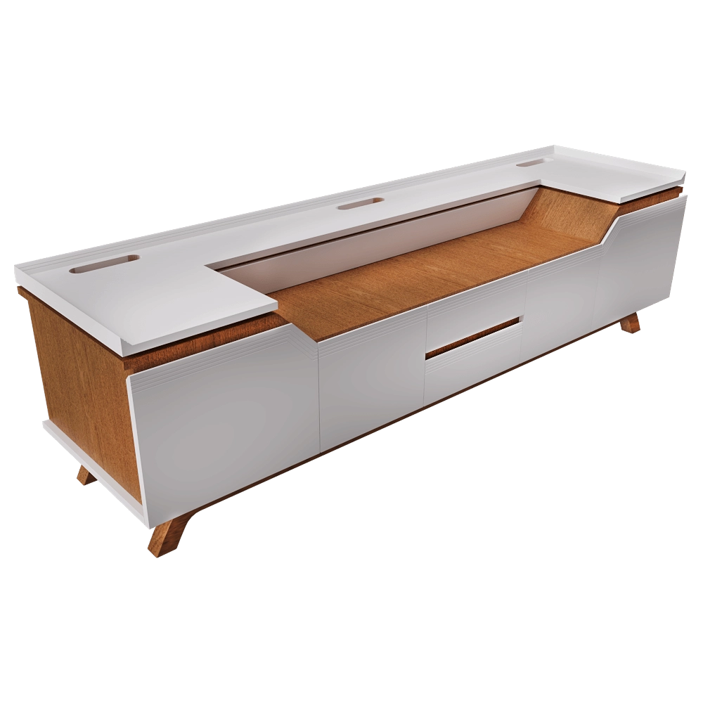 2K1M – Sideboard Grooves 3D Model