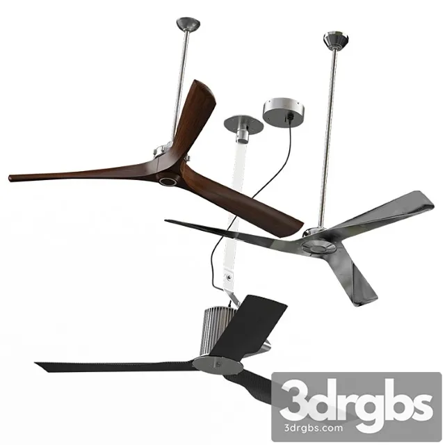 3 Designer Ventilator Fans 3D Model Download