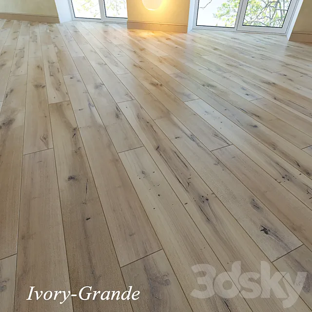 3 types of flooring Barlinek a collection of oak Pure Vintage. 3D Model 3 types of flooring Barlinek a collection of oak Pure Vintage. 3D Model