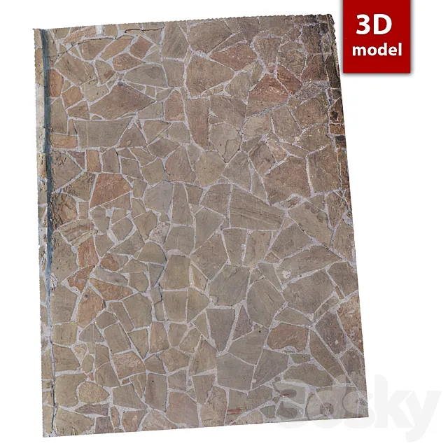 311 Paving stones 3D Model 311 Paving stones 3D Model