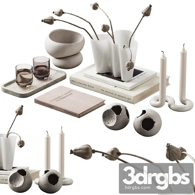 370 Decorative Set 038 Cracked Spheres And Dried Poppy Seeds 3D Model Download 370 Decorative Set 038 Cracked Spheres And Dried Poppy Seeds 3D Model Download