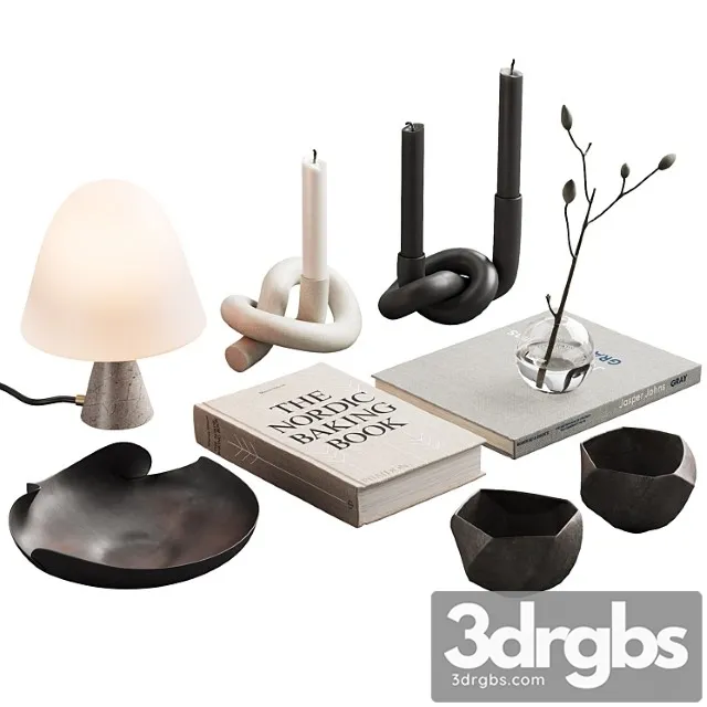 372 Decorative Set 040 Japandi Accessories Kit 02 3D Model Download 372 Decorative Set 040 Japandi Accessories Kit 02 3D Model Download