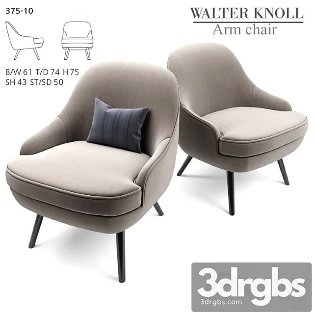375 Walter Knoll Armchair 3D Model Download 375 Walter Knoll Armchair 3D Model Download