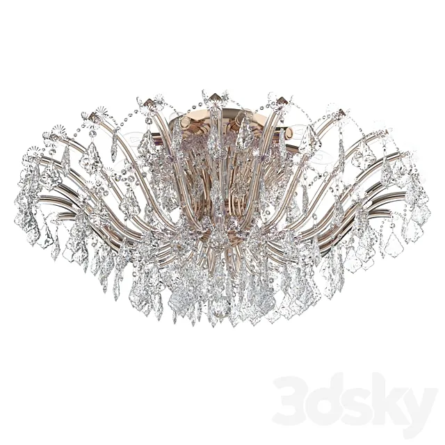 383010210 Chandelier CHIARO Louise 3DModel