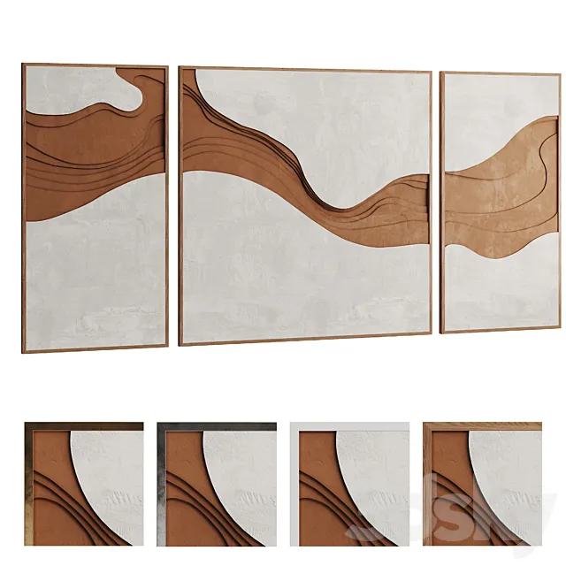 3D Decorative panel 3D Model