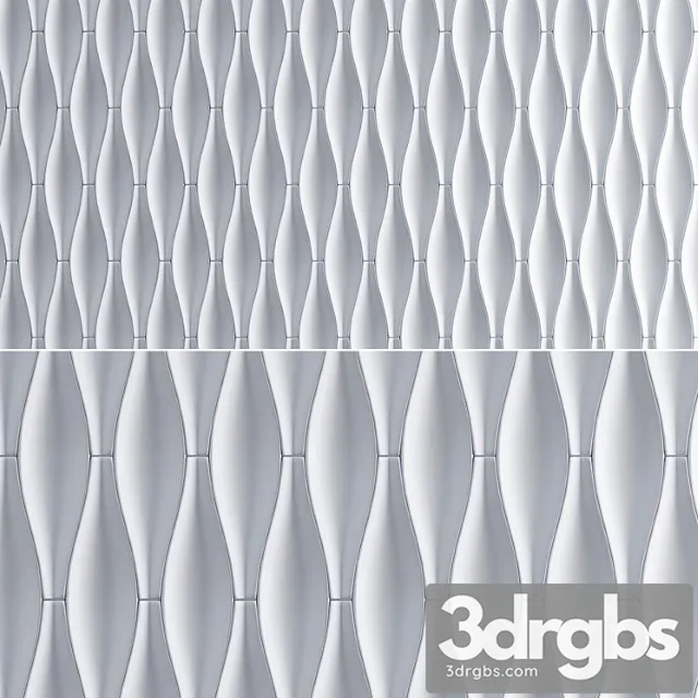 3d Gypsum Panels 3 3D Model Download