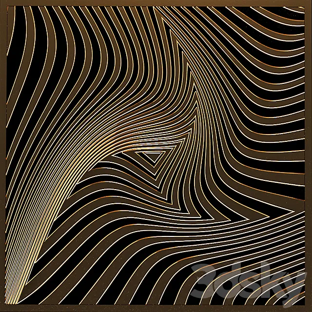 3D Illusions Panel 3D Model